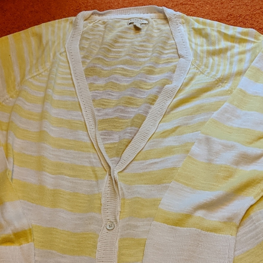 Lightweight Striped Cardigan - Picture 2 of 2